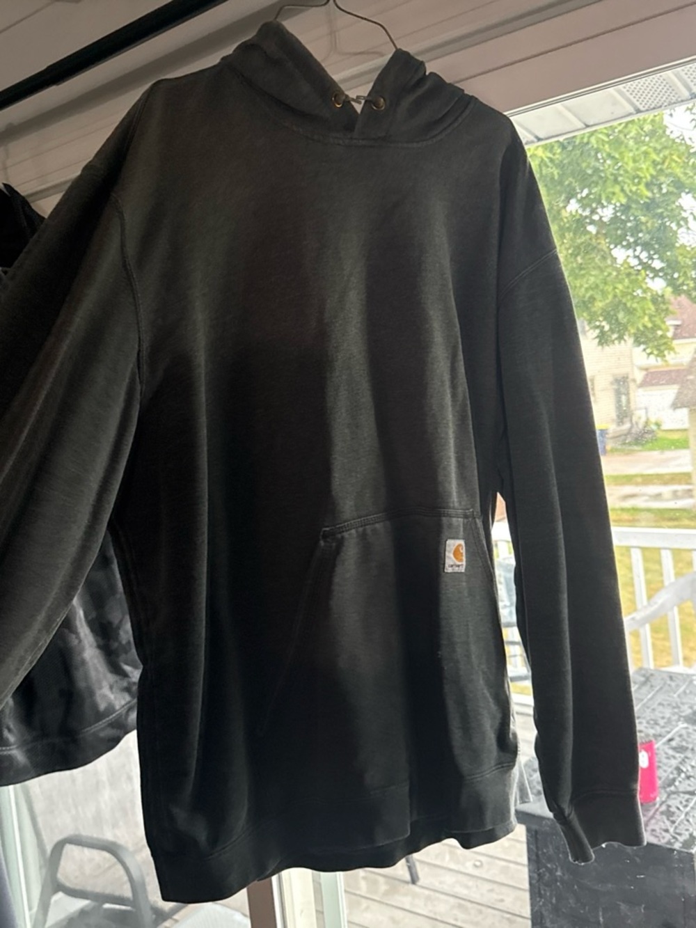 Carhartt Black Hooded Pullover Sweatshirt